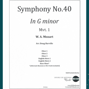 Mozart Sym. 40 arr. Harville